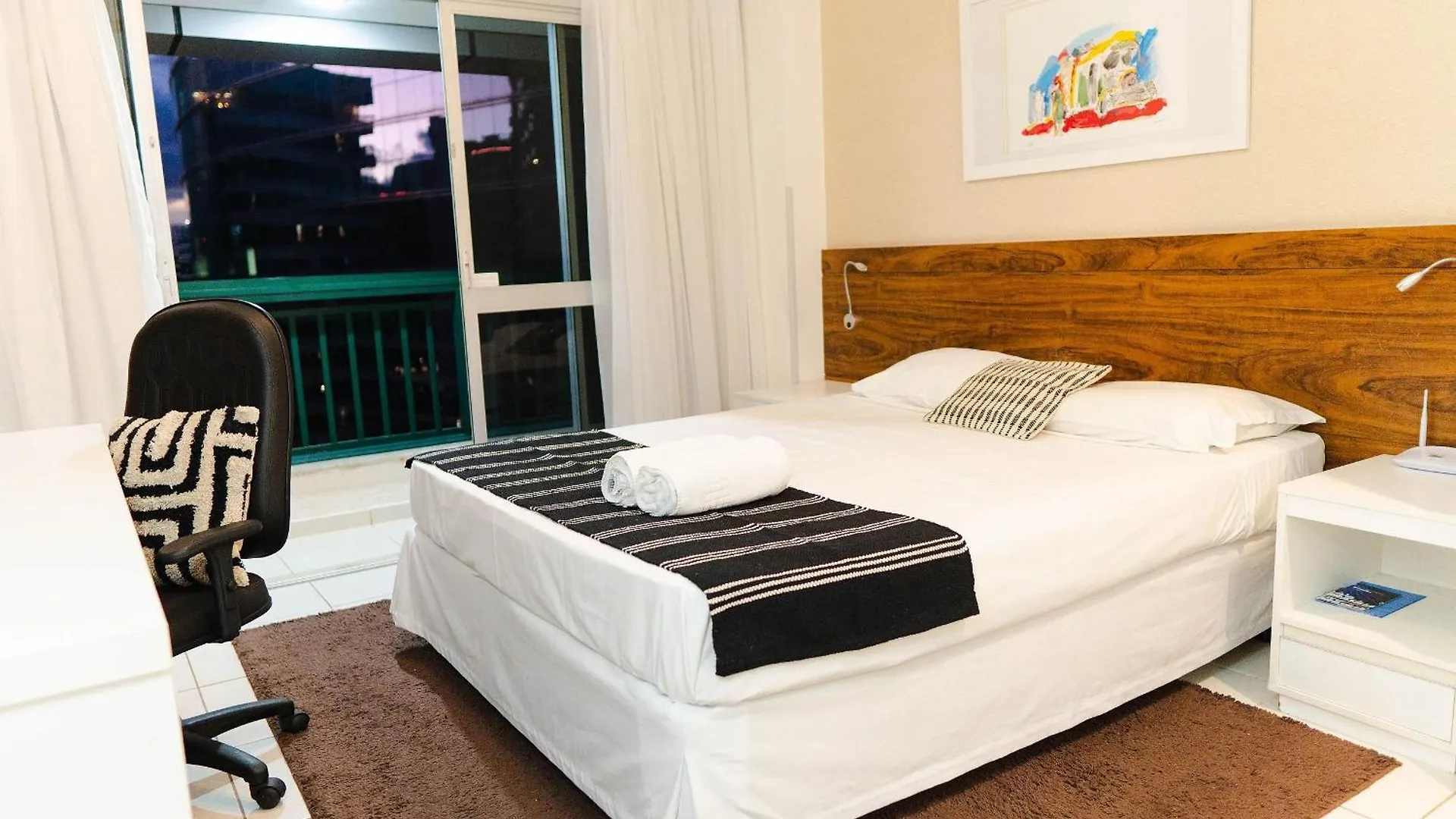Appartamento V1318 Lindo Flat Aconchegante Em Andar Alto Brasilia